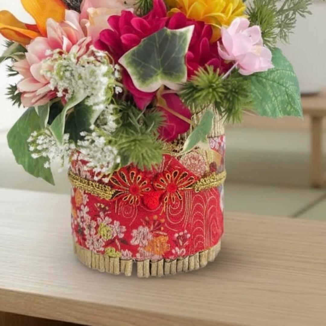 ㉒門松 Sサイズ｜コンパクトで飾りやすい華やぎアレンジ しめ飾り 正月アレンジ