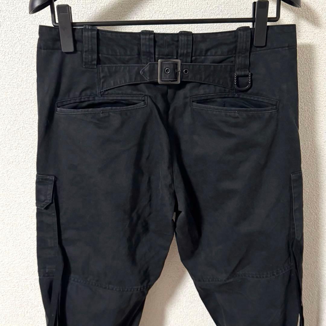 ロエン Roen カーゴパンツ ボンテージ フレア ギミック y2k 止血ベルト