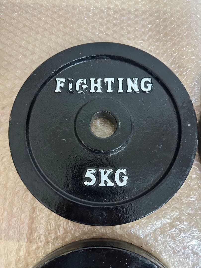 ファイティングロード 5kg 4枚 20kg ダンベル バーベル プレート 追加