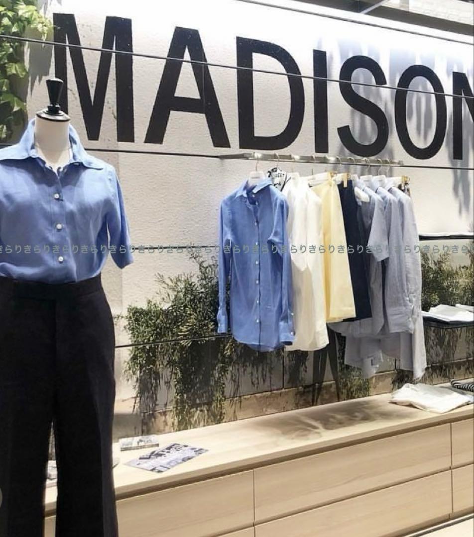 新品タグ付き MADISONBLUE リネンマダムシャツ
