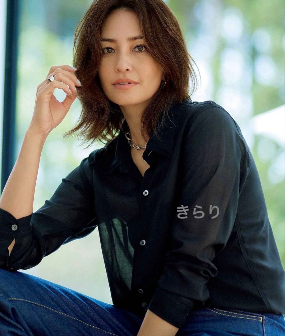 新品タグ付き MADISONBLUE リネンマダムシャツ