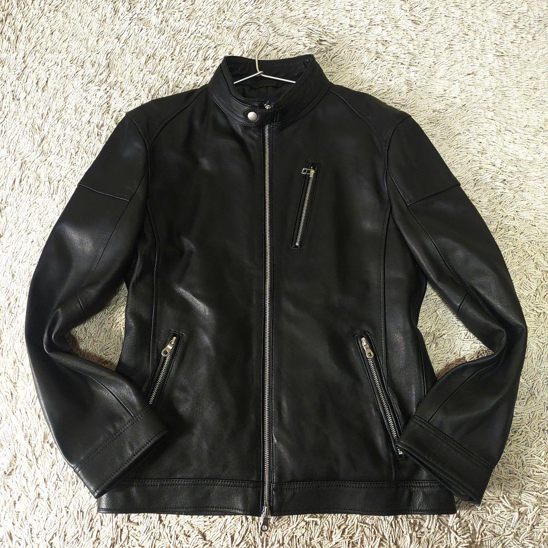 【美品】ラトルトラップ　レザージャケット　羊革　ラムレザー　ブラック　XL　LL