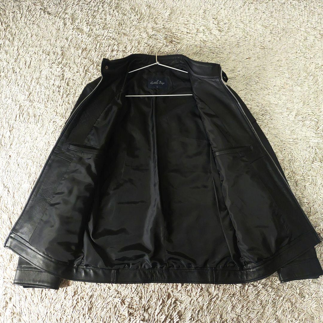 【美品】ラトルトラップ　レザージャケット　羊革　ラムレザー　ブラック　XL　LL