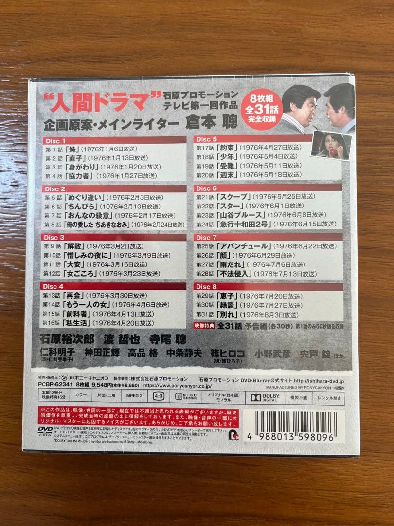 【値下げ、未開封新品】ドラマ「大都会 闘いの日々」DVD-BOX