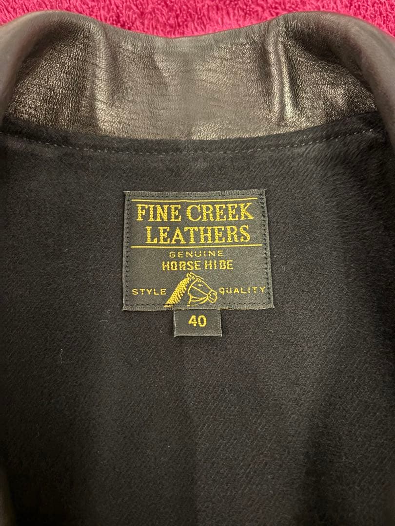 FINE CREEK LEATHERS 【Nowk】革ジャン