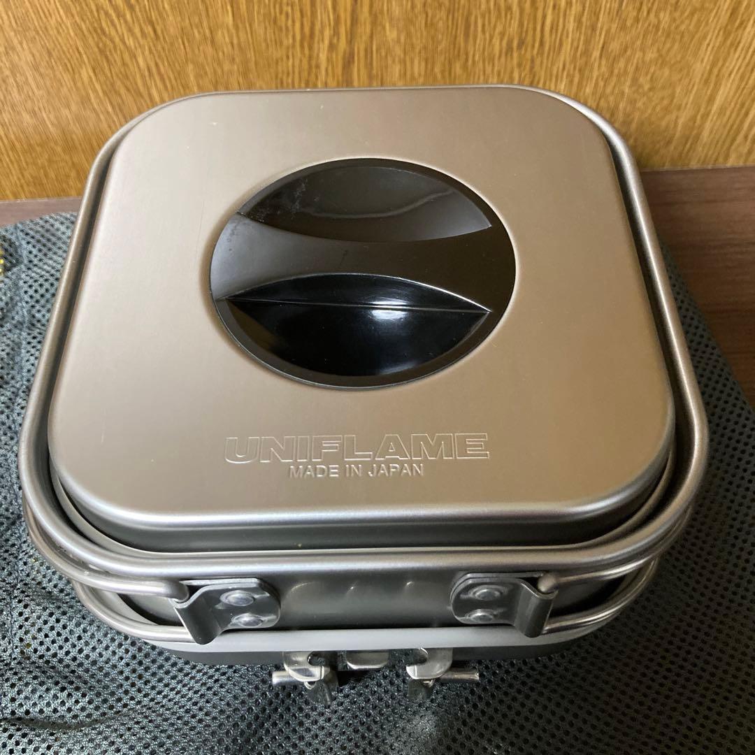 UNIFLAME(ユニフレーム) 山クッカー角型3&おまけ付き