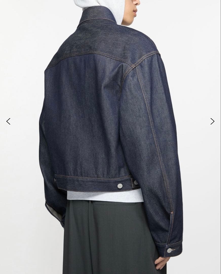 acne studios デニムジャケット ボクシーフィット