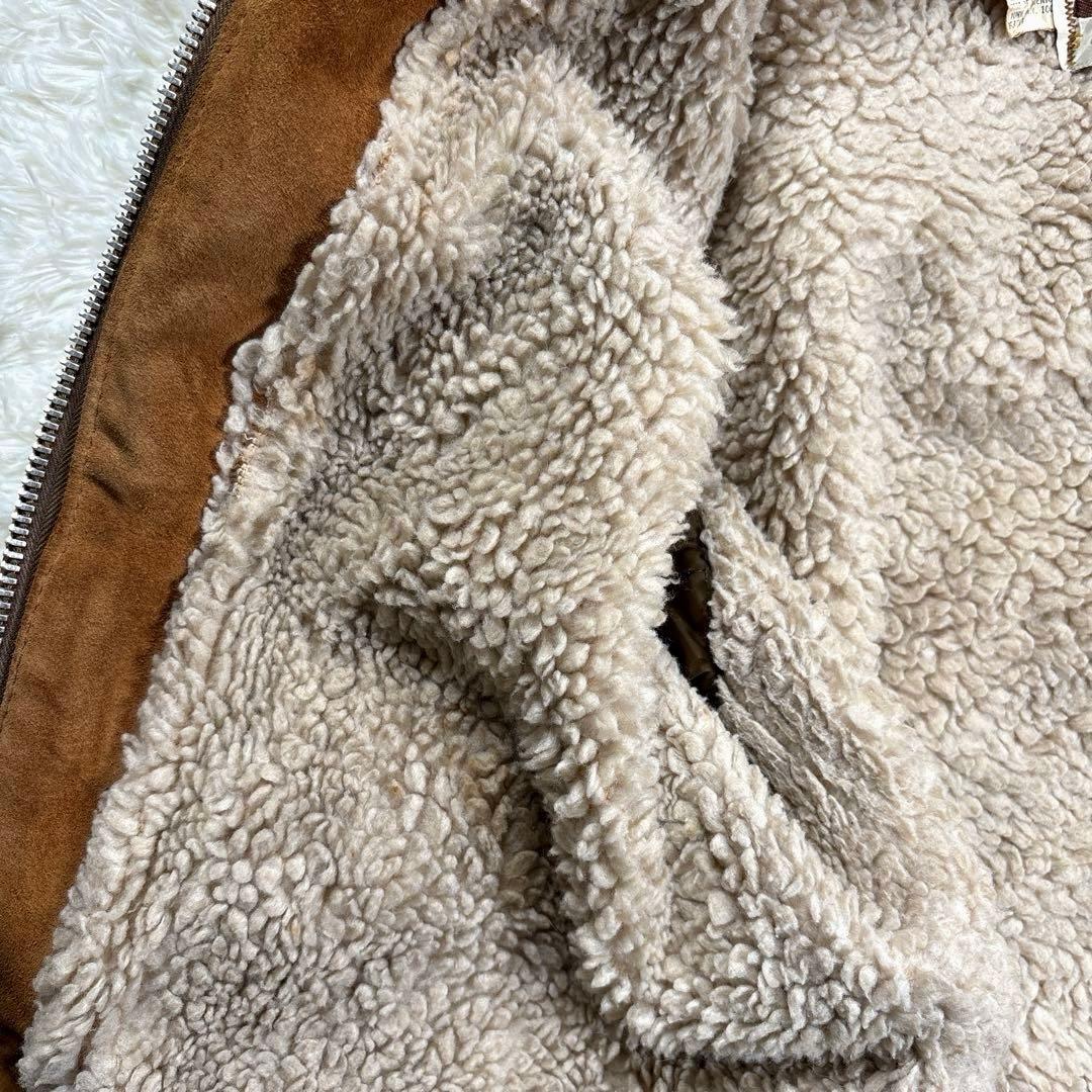 ✨激レア・セーラーフード付き✨ショット　レザージャケット　スウェード　ボア　XL