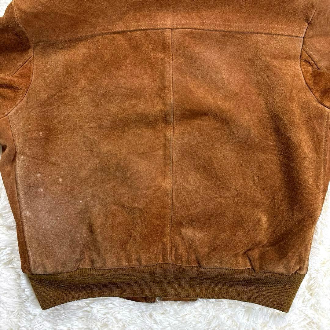 ✨激レア・セーラーフード付き✨ショット　レザージャケット　スウェード　ボア　XL