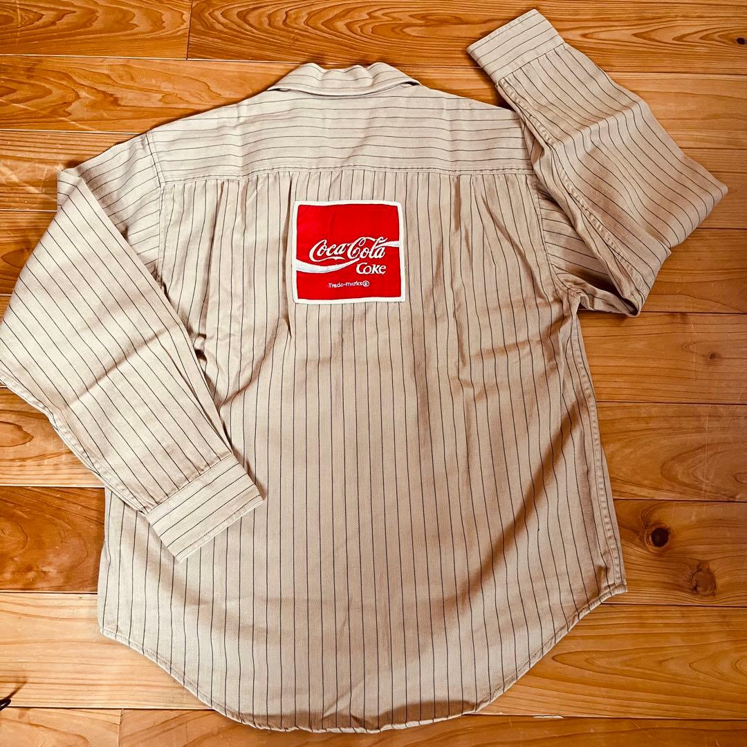 週末値引　レア　コカコーラ 制服 ユニフォーム 作業服 デッドストック 企業物