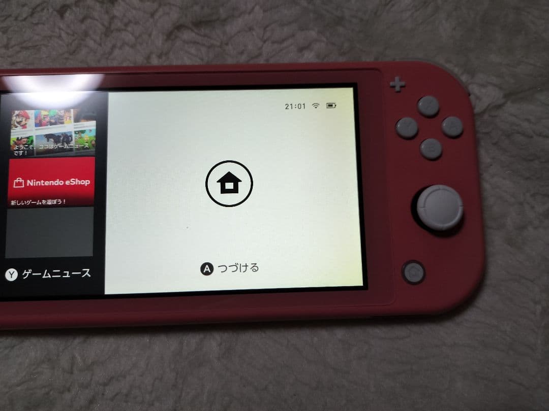 動作品Nintendo Switch Lite ピンク 本体良品