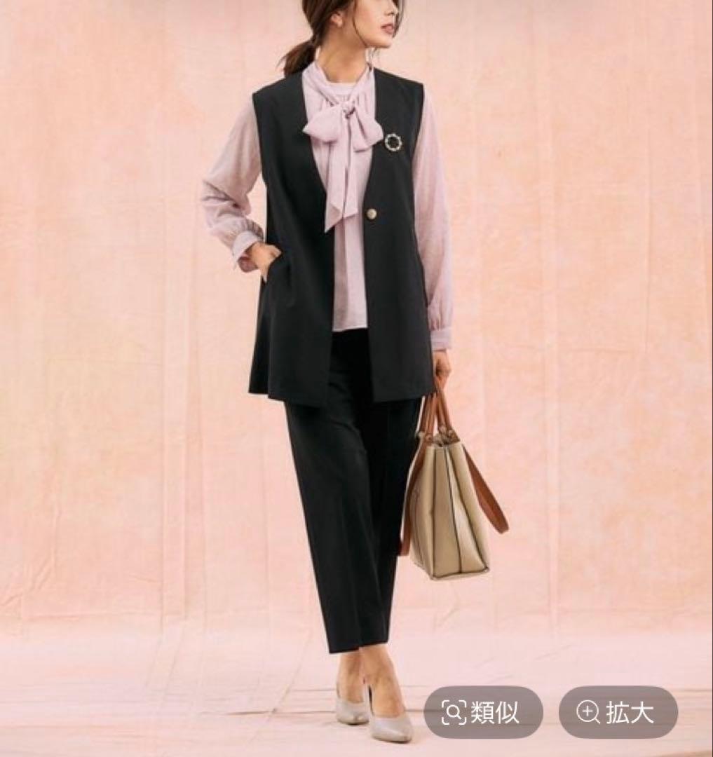 【新品未使用】グローバルワーク　ウツクシルエットジレ　Regular