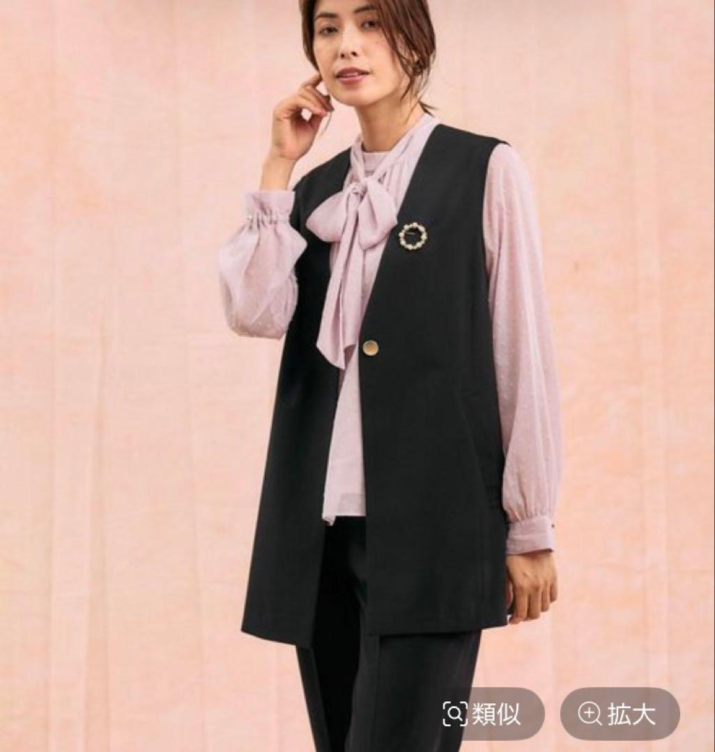 【新品未使用】グローバルワーク　ウツクシルエットジレ　Regular