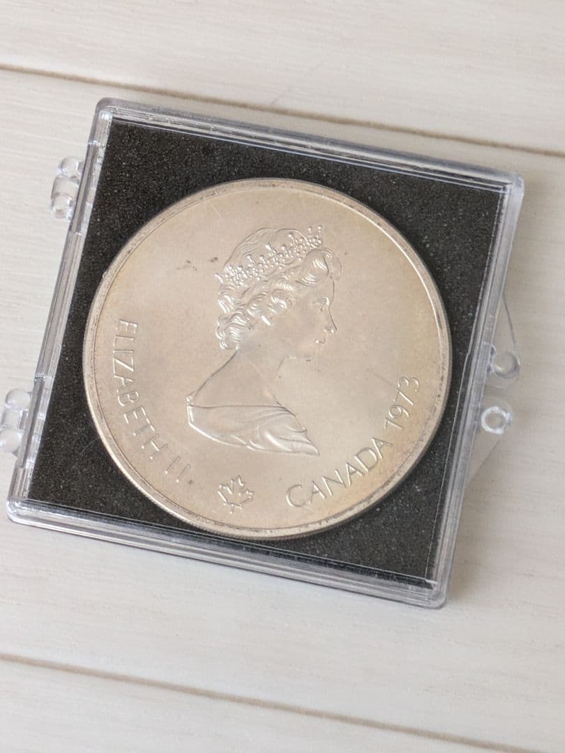 希少1973年カナダ モントリオール オリンピック 記念 大型銀貨