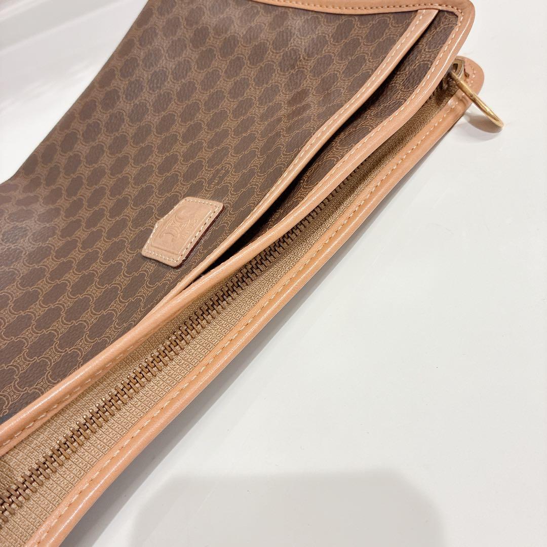【CELINE】　マカダム　クラッチバッグ