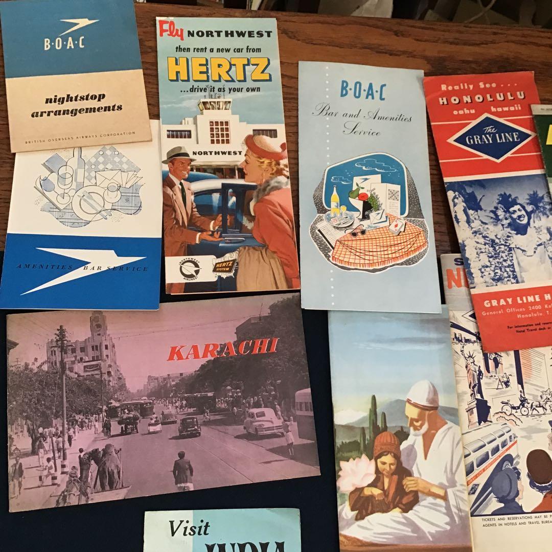 1950年頃　旅行パンフレット　海外　外国　いろいろ