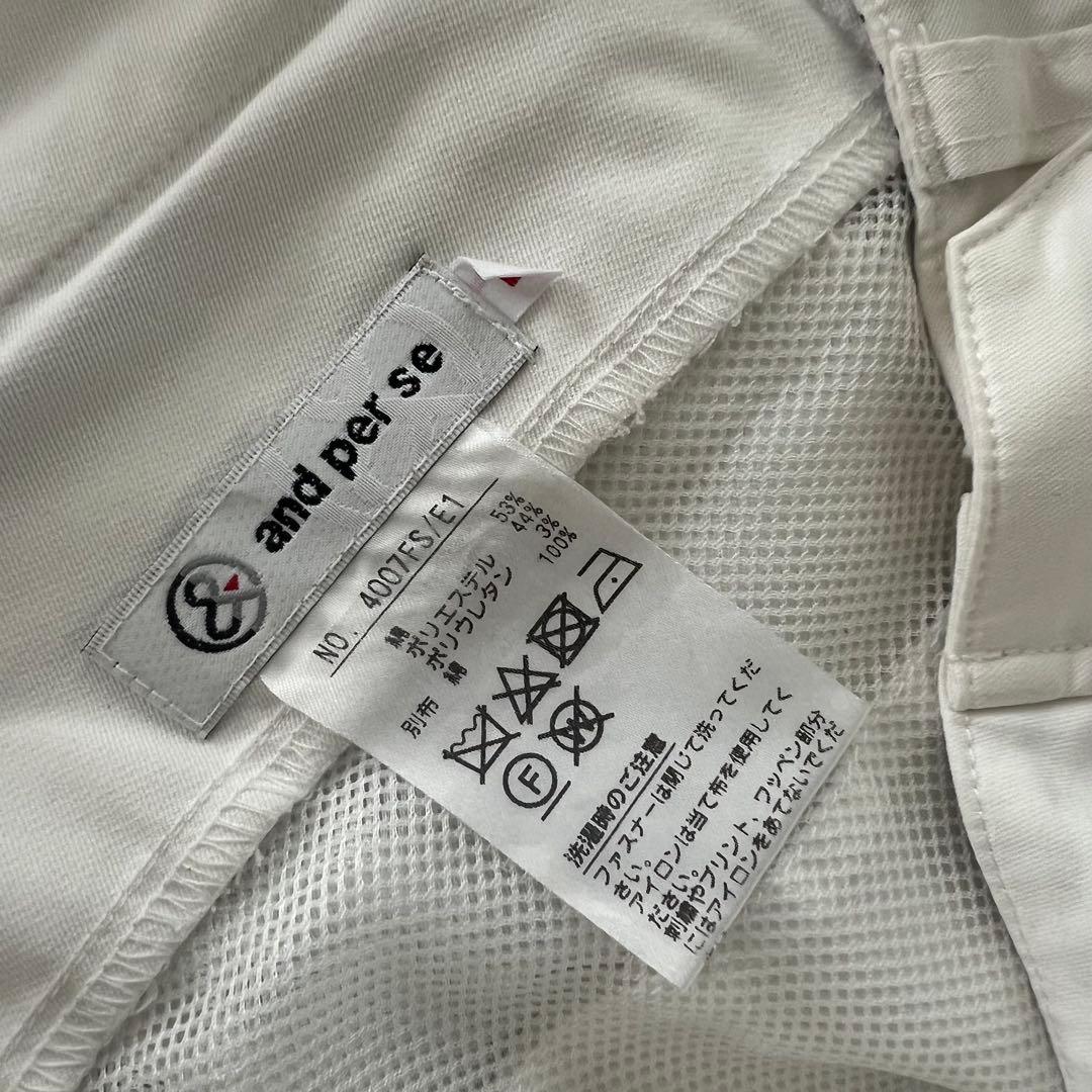 and per se アンパスィ　セットアップ　L シャツ　スカート　ゴルフ