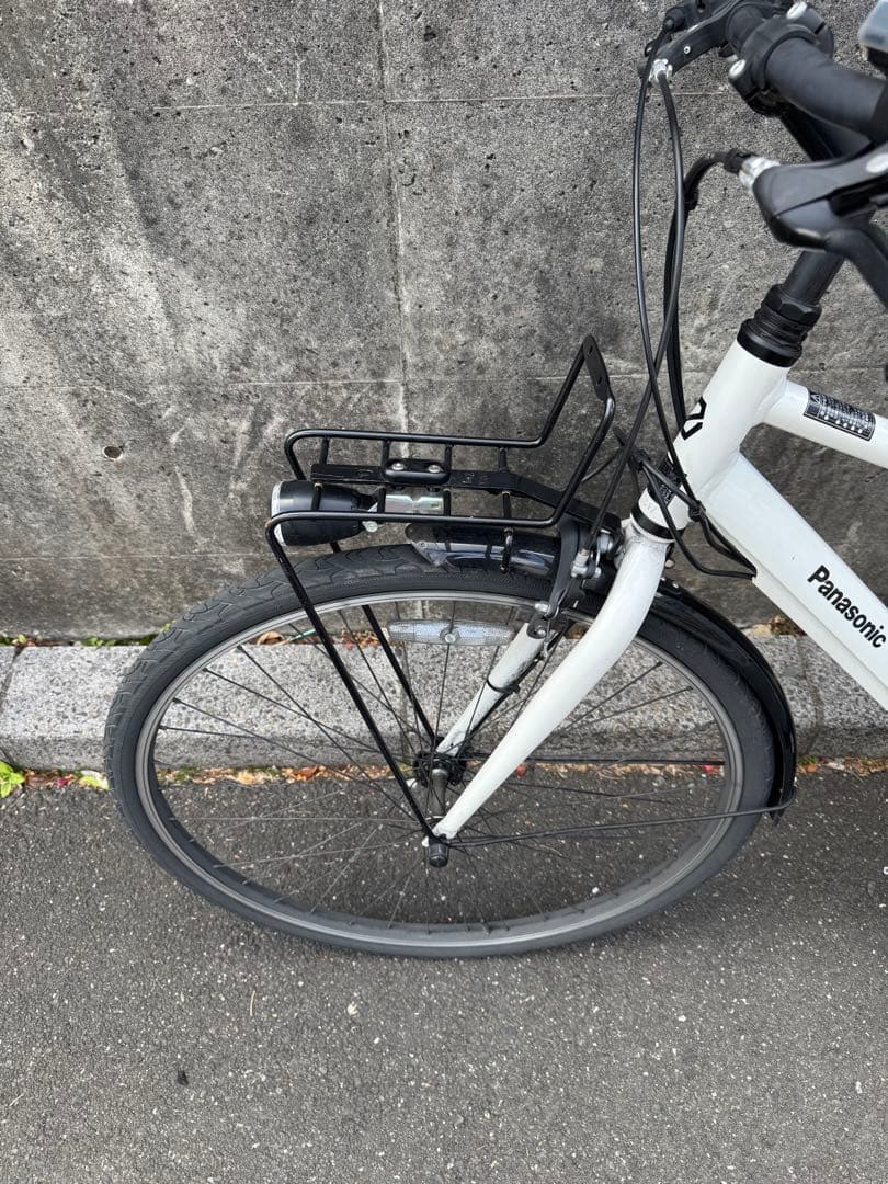 Panasonic 電動アシスト自転車 ベロスター ホワイト バッテリー+充電器