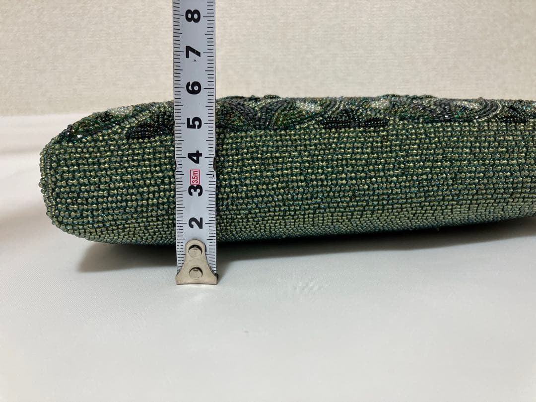 【美品】ルミーはしもと　総ビーズ　ハンドバッグ　レトロ