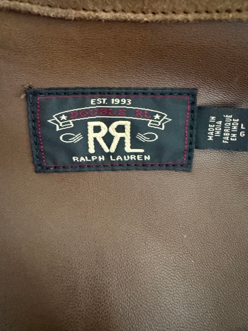 RRL / Ralph Lauren /羊レザーラフアウトジャケット/極美品
