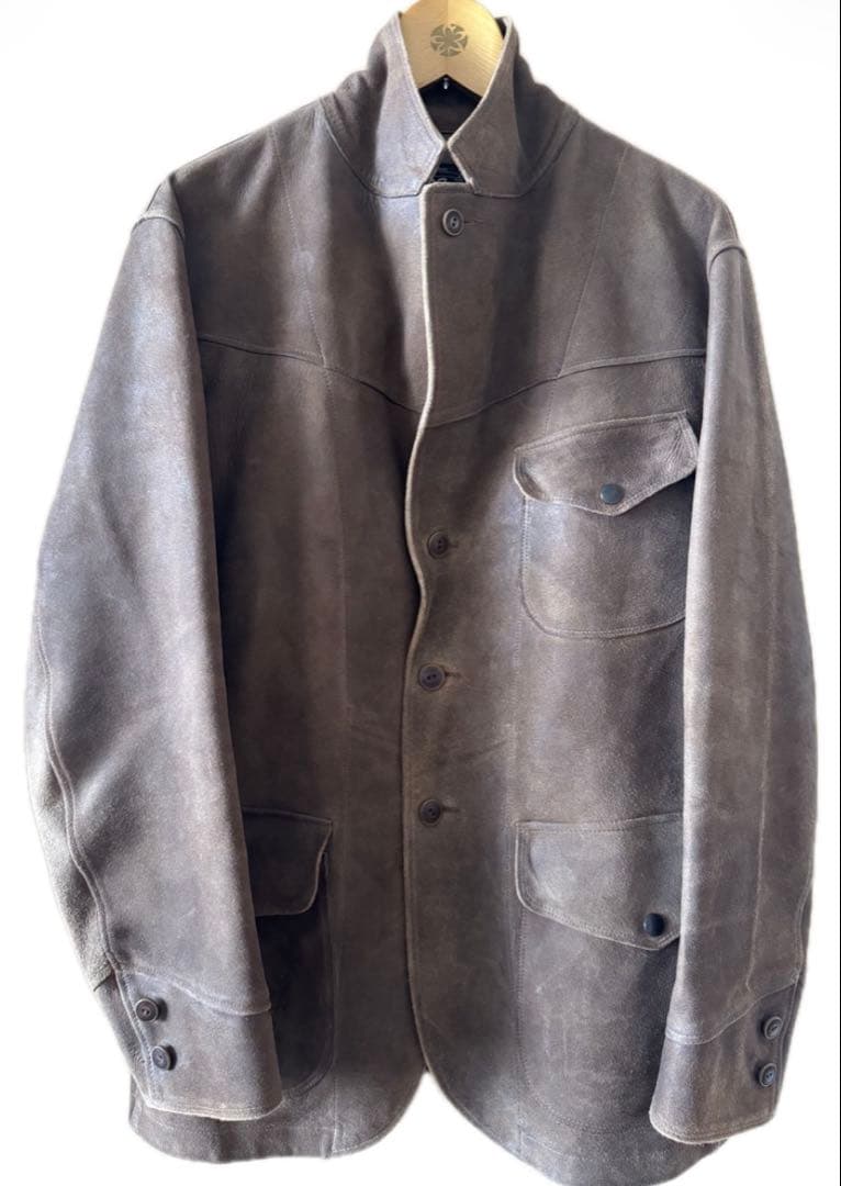 RRL / Ralph Lauren /羊レザーラフアウトジャケット/極美品