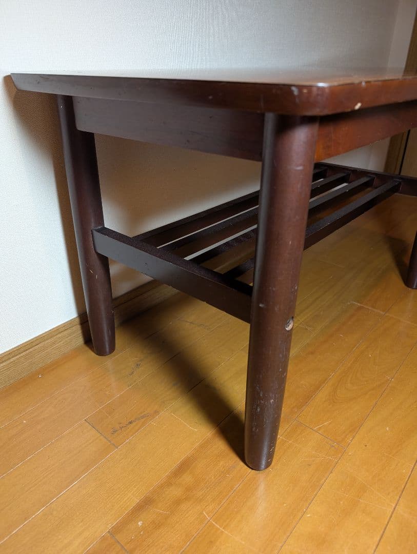 《送料込》カリモク 60 コーヒーテーブル ローテーブル 机 レトロ
