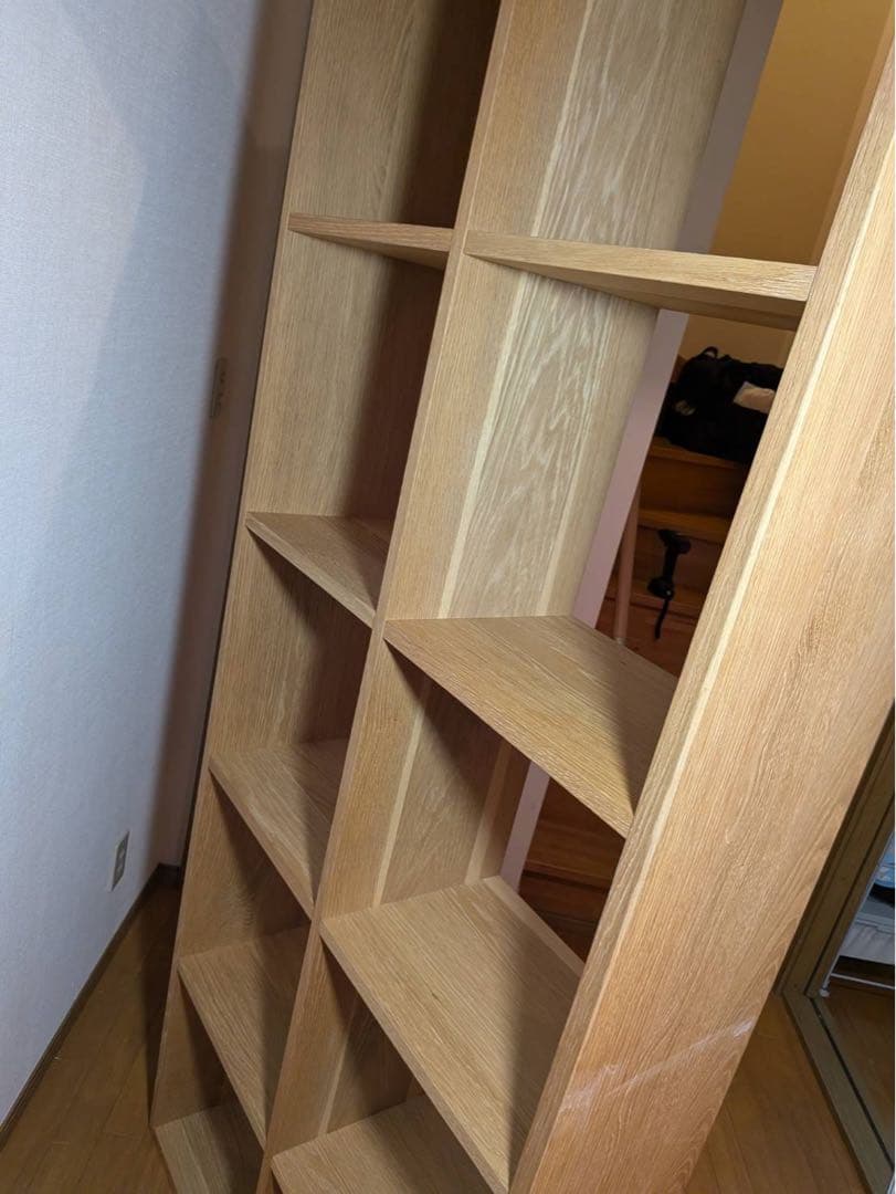 ■送料込■無印 スタッキングシェルフ 5×2 オーク 木製家具棚 MUJI 収納