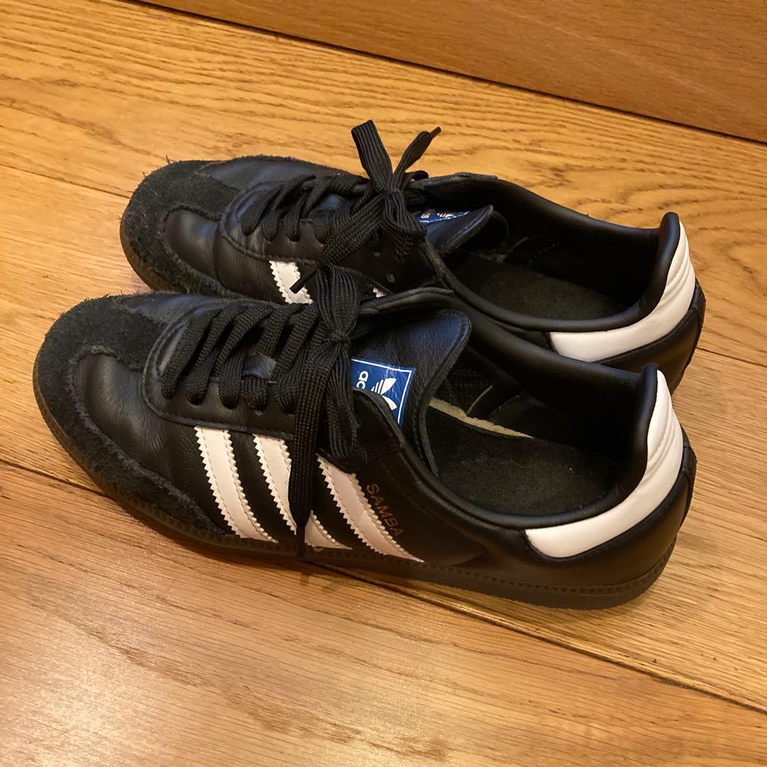 アディダス　サンバ　adidas samba 24.5cm 黒　ブラック