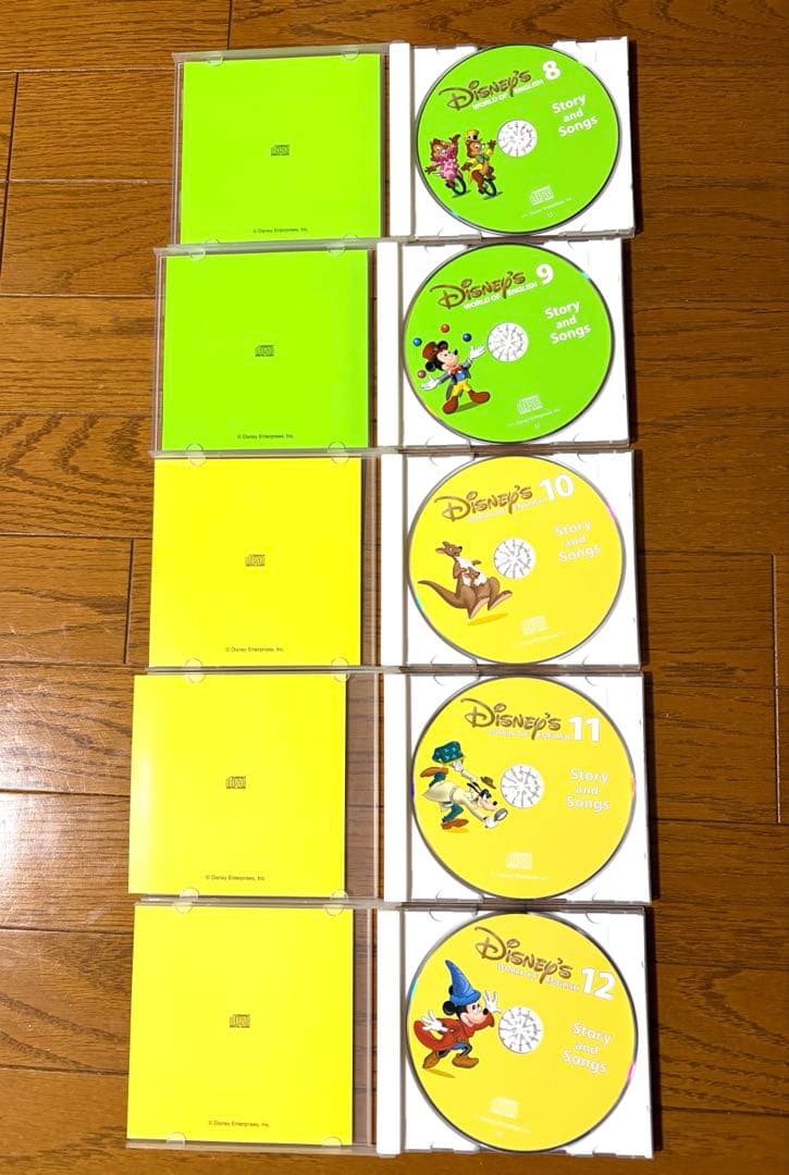 DWE ディズニー英語システム Story and Songs CD➕10セット
