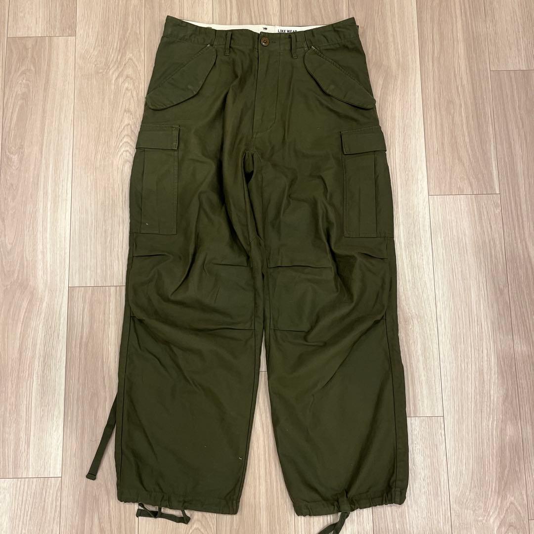 YAECA LIKE WEAR ミリタリーカーゴパンツ
