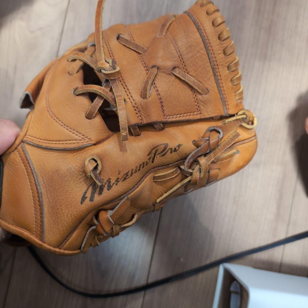 ミズノプロ　Mizuno Pro 硬式グローブ オレンジ　内野　投手