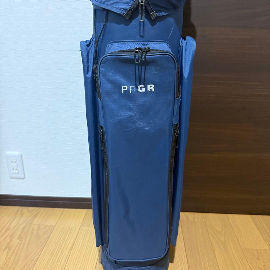 PRGR キャディバッグ ゴルフバッグ ネイビー