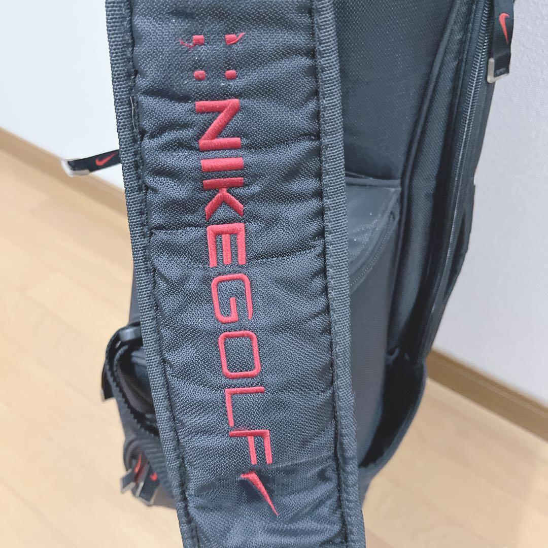 K317 訳あり NIKE ナイキ キャディバッグ　ブラック