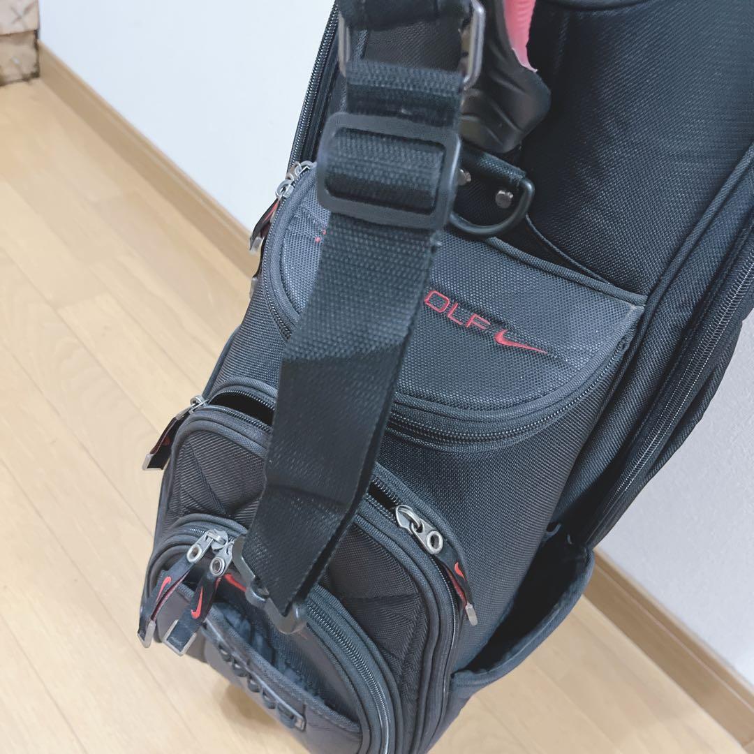 K317 訳あり NIKE ナイキ キャディバッグ　ブラック