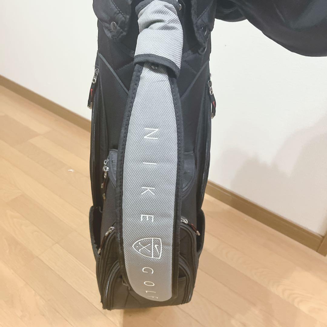 K317 訳あり NIKE ナイキ キャディバッグ　ブラック