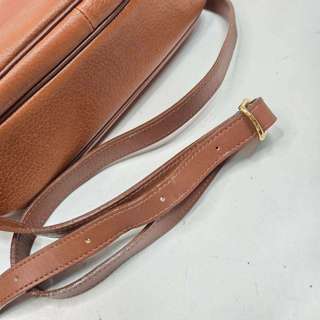 美品 BURBERRY レザーショルダーバッグ ノバチェック ホースロゴ