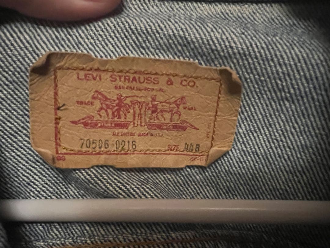 Levi's 70506 サイズ44 USA製 80s デニムジャケット