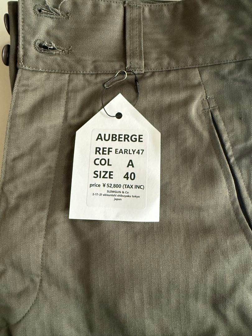AUBERGE オーベルジュ　EARLY 47 M-47カーゴパンツ　40