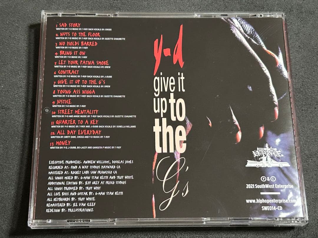 洋楽 Y-D GIVE IT UP TO THE G's \"CD\" G-RAP