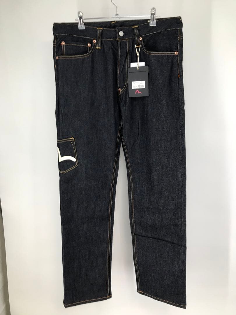 【未使用】EVISU デニムパンツ　33　インディゴ
