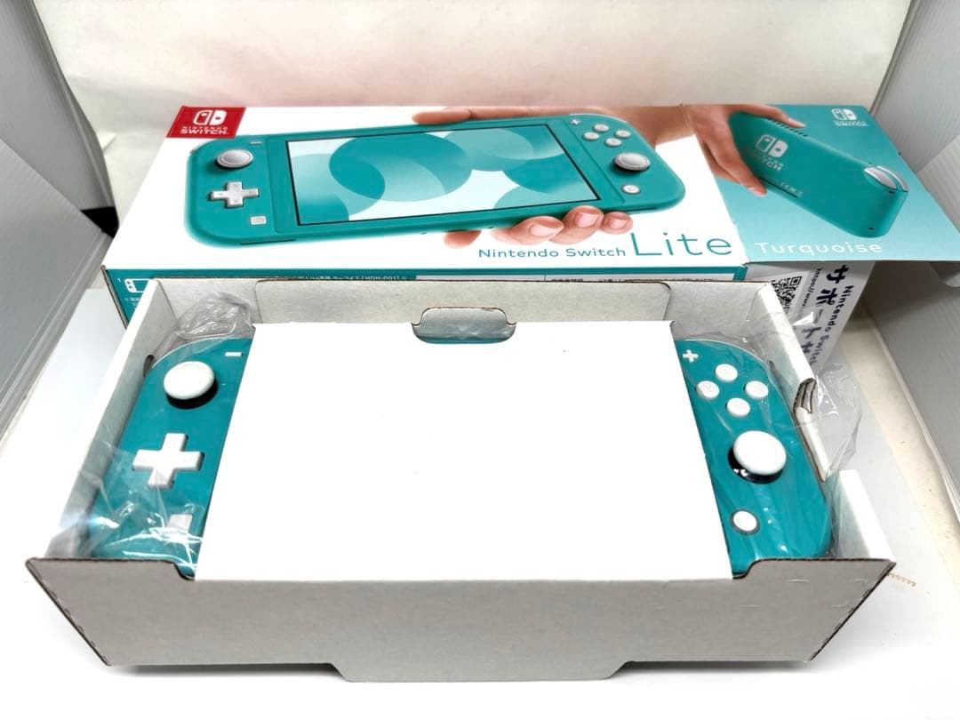 極美品！Nintendo Switch Lite ターコイズ 箱付き