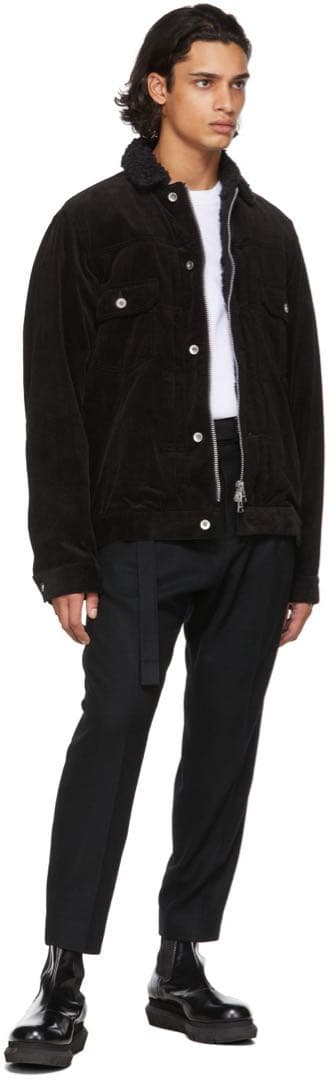 Mash sacai サカイ 21AW コーデュロイ ジャケット ボア