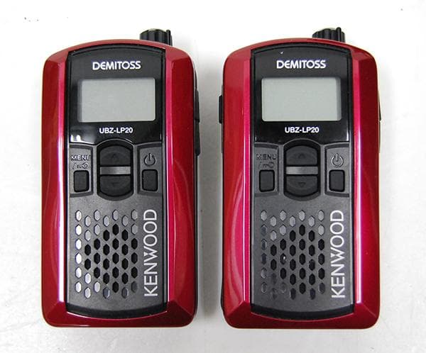 KENWOOD デミトス 特定小電力トランシーバー UBZ-LP20 ２個セット