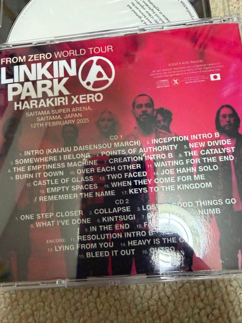 LINKIN PARK HARAKIRI XERO さいたま2025最新ツアー