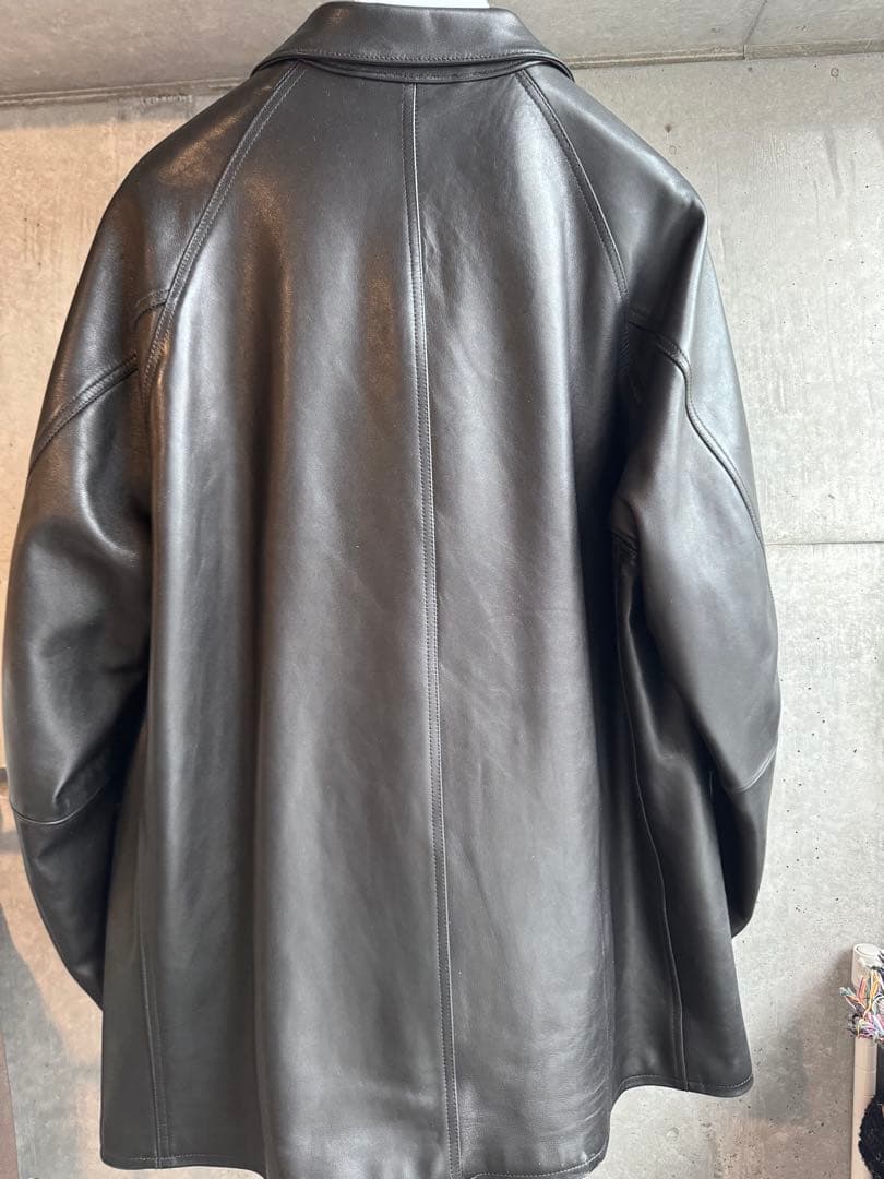 24SS comoli レザーワークジャケット サイズ3