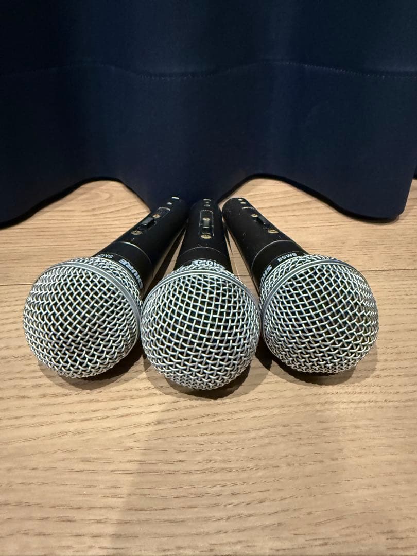 【特価】Shure SM58 ダイナミックマイク　3本セット
