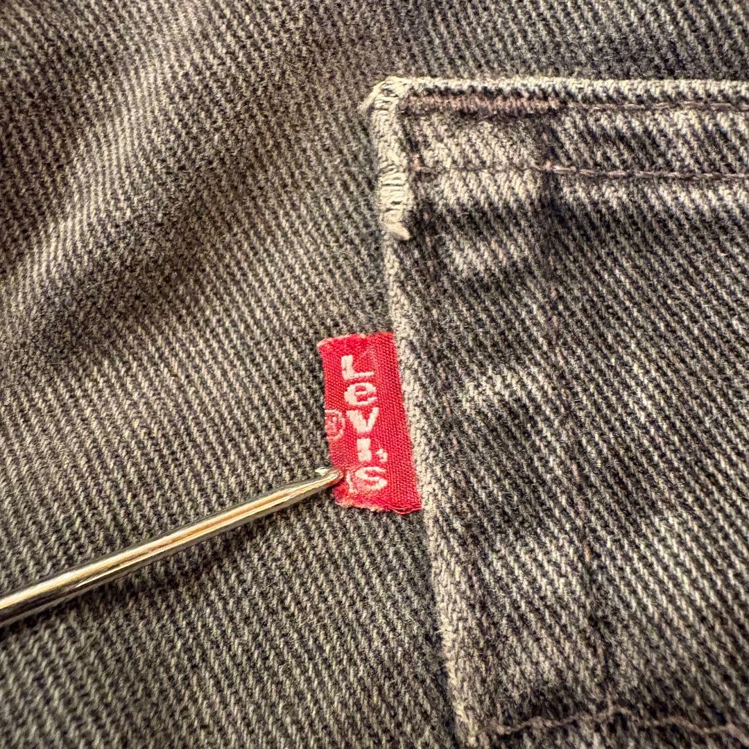 90s LEVI'S 505 ブラックデニム リーバイス 501 W31 後染