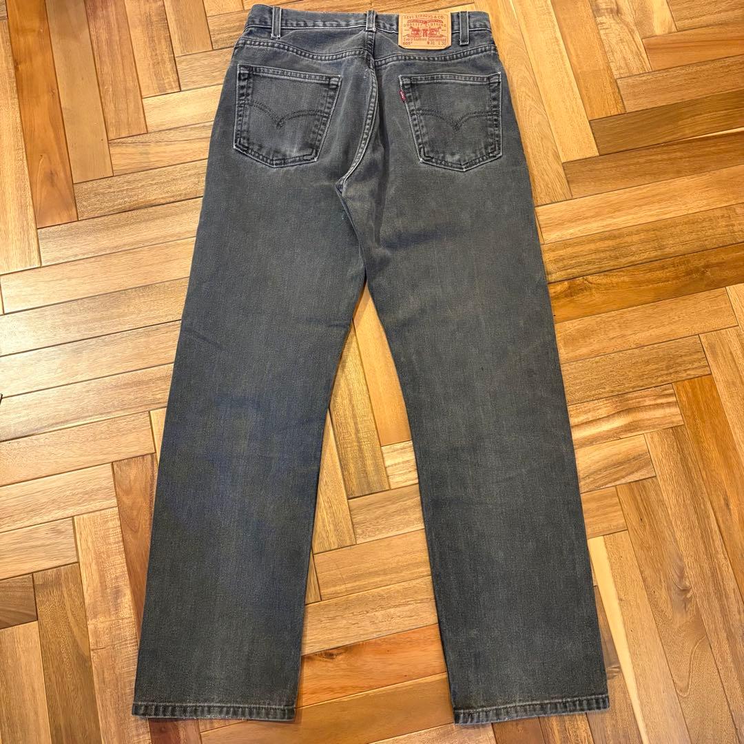 90s LEVI'S 505 ブラックデニム リーバイス 501 W31 後染