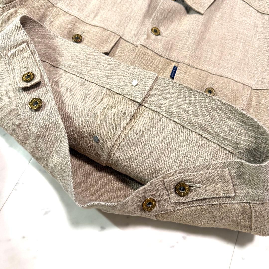 美品 MADISON BLUE BIG G JAC LINEN リネンジャケット