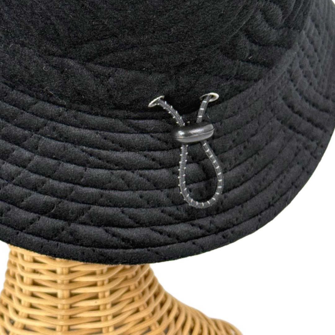 SALE⭐️KANGOL　ベルベット　バケットハット　黒色　L/XLサイズ